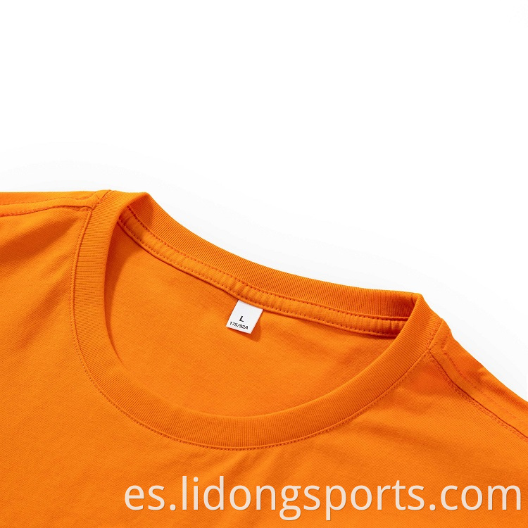 Camiseta de ropa deportiva para hombres Unisex Plain 100% Camiseta de algodón de gran tamaño Camisetas para hombres